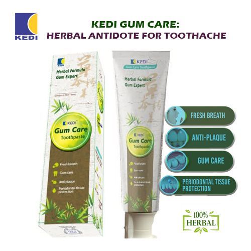 Gum Care Toothpaste - Herbal Antidote For Toothache