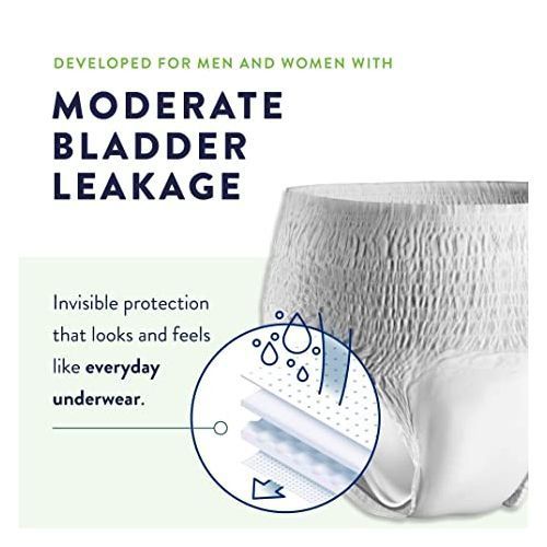 Per-Fit Extra Absorbency Incontinence Underwear, Medium, 20-Count