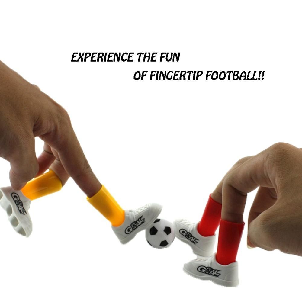 Mini Soccer Game Finger Toy Football Match Funny Table Game Set with Two Goals