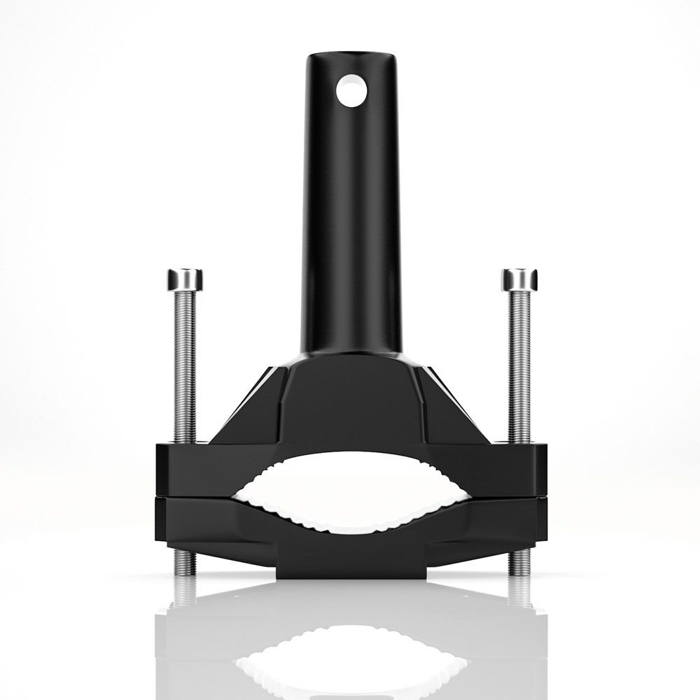 Motorcycle Bumper Lamp Mount Bracket Shock Absorption Clamp