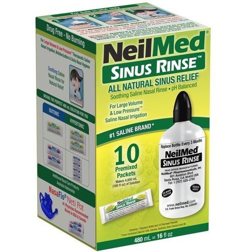 Sinus Rinse Extra Strength Pre-Mixed Hypertonic 10 Packet For Sinus
