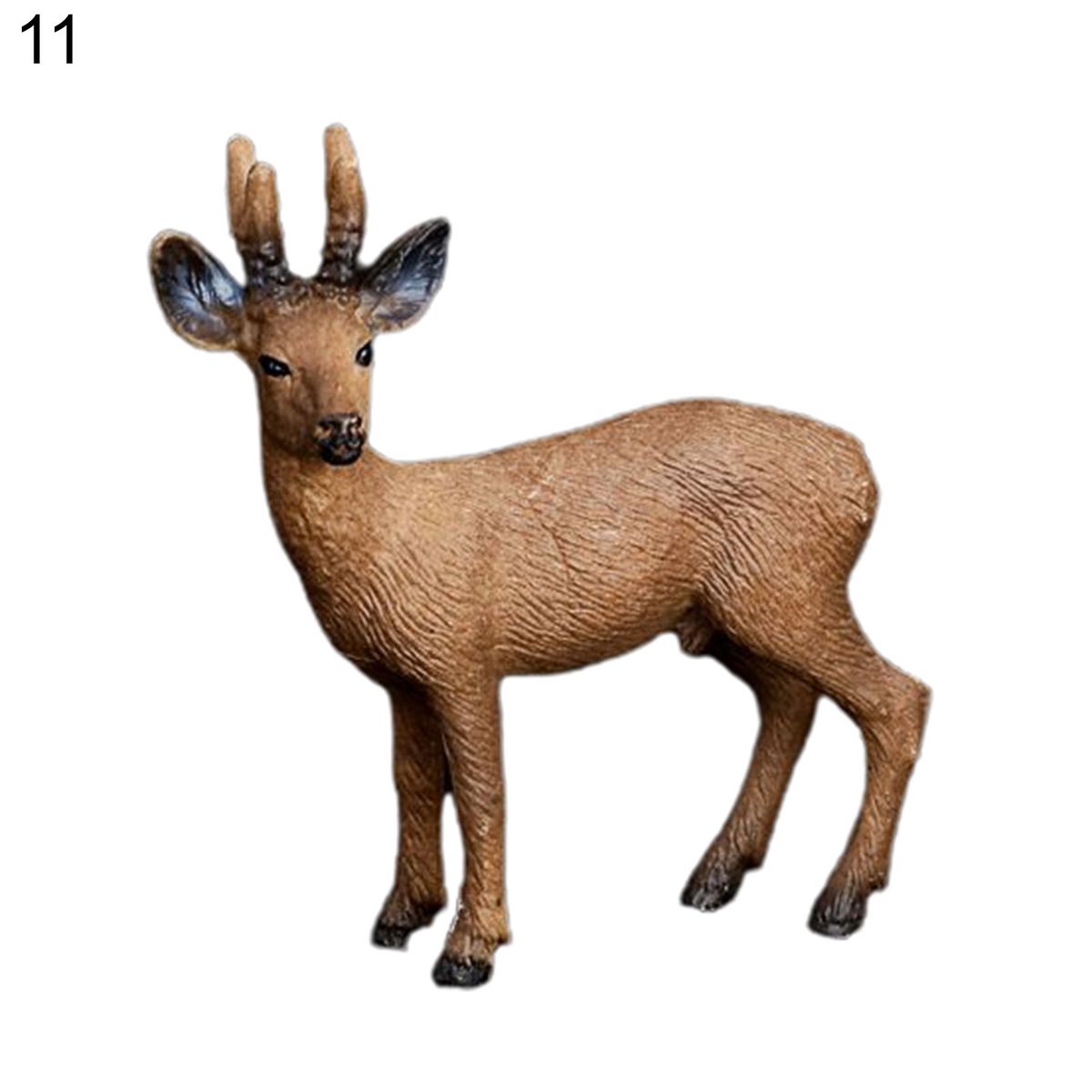 Simulation Wild Animal Deer Model Antelope Table Decor Kids Toy Collection Gift-#11