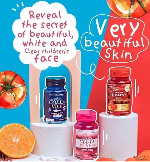 Min&Min Tomato Plus + Colla Vit E + Gluta Pure