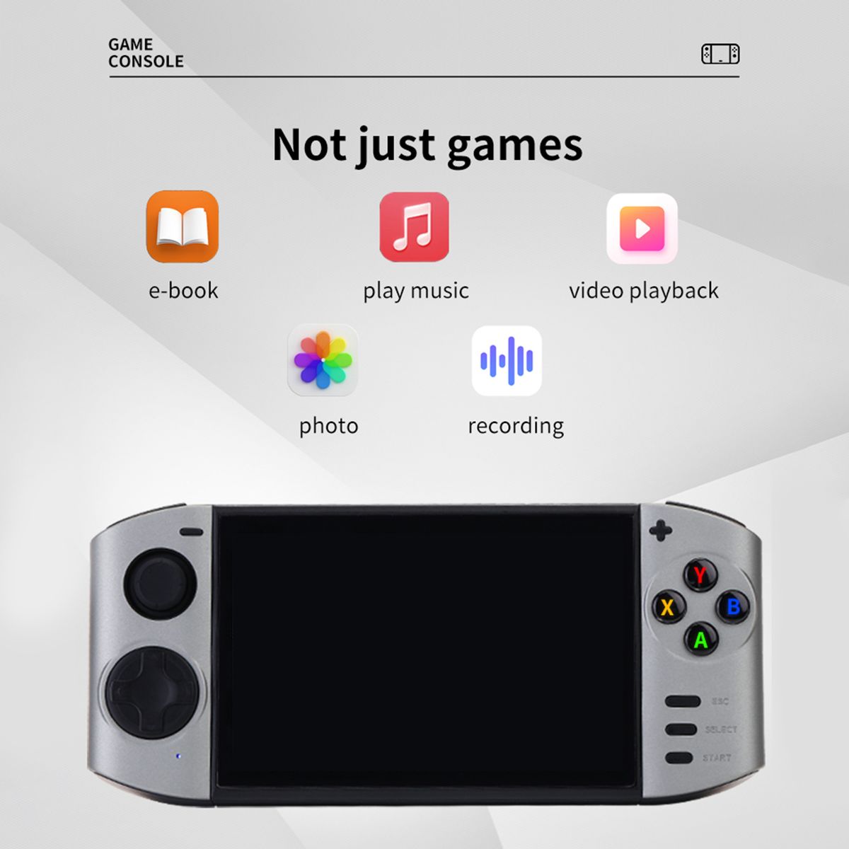 NEW XY-09 5.1 Inch 16 Million Colors 16/9 HD Screen Handheld Game Console Support Wireless Controller Video Gaming Player Toys