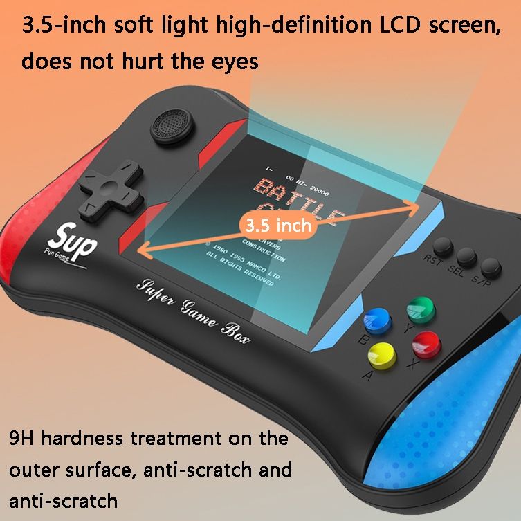 X7M Retro Portable Game Console, Style: Single-Black