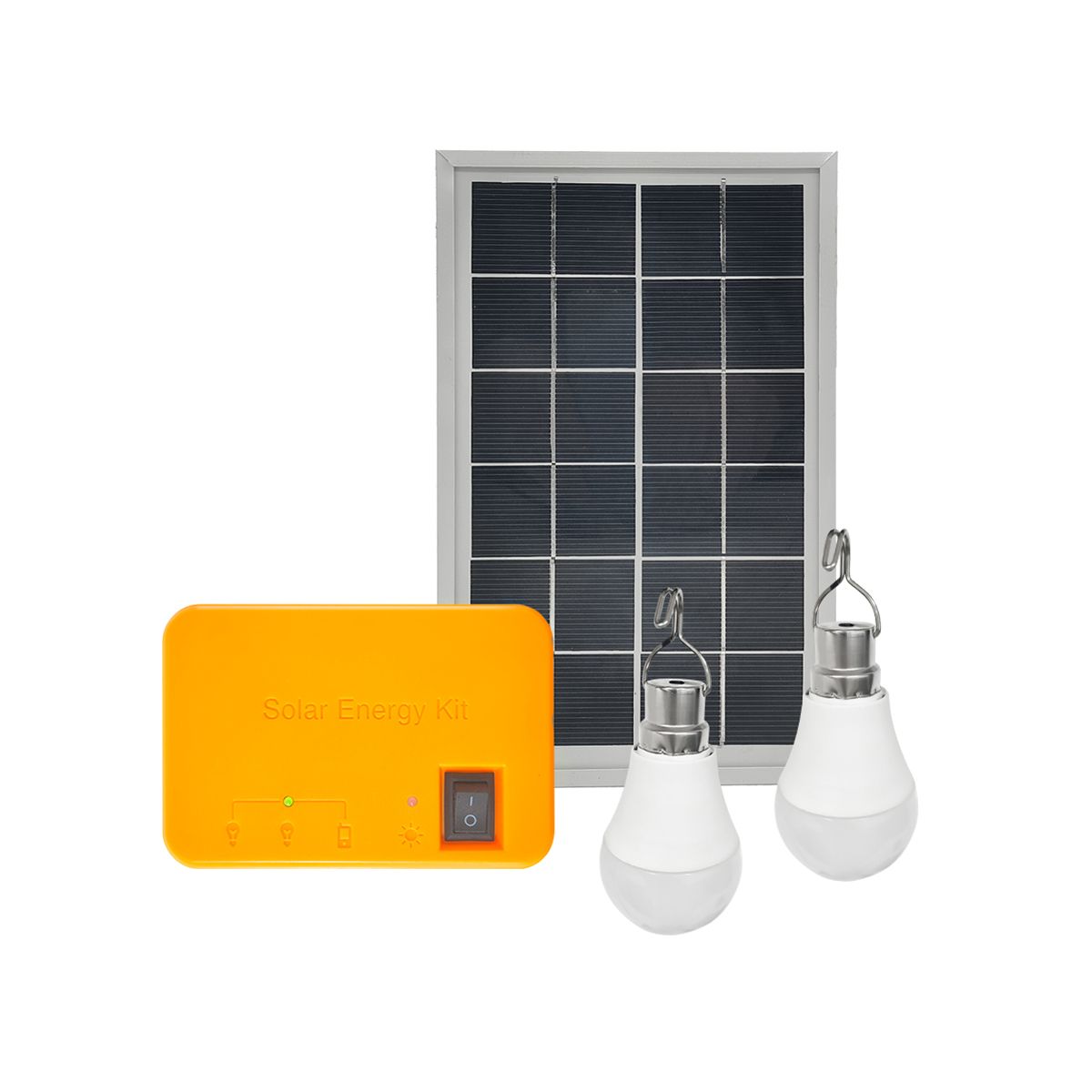 Camping Solar Panel Light 2  Set Solar Charger Energy Saving Solar Light Outdoor Indoor Rechargeable LED LightB