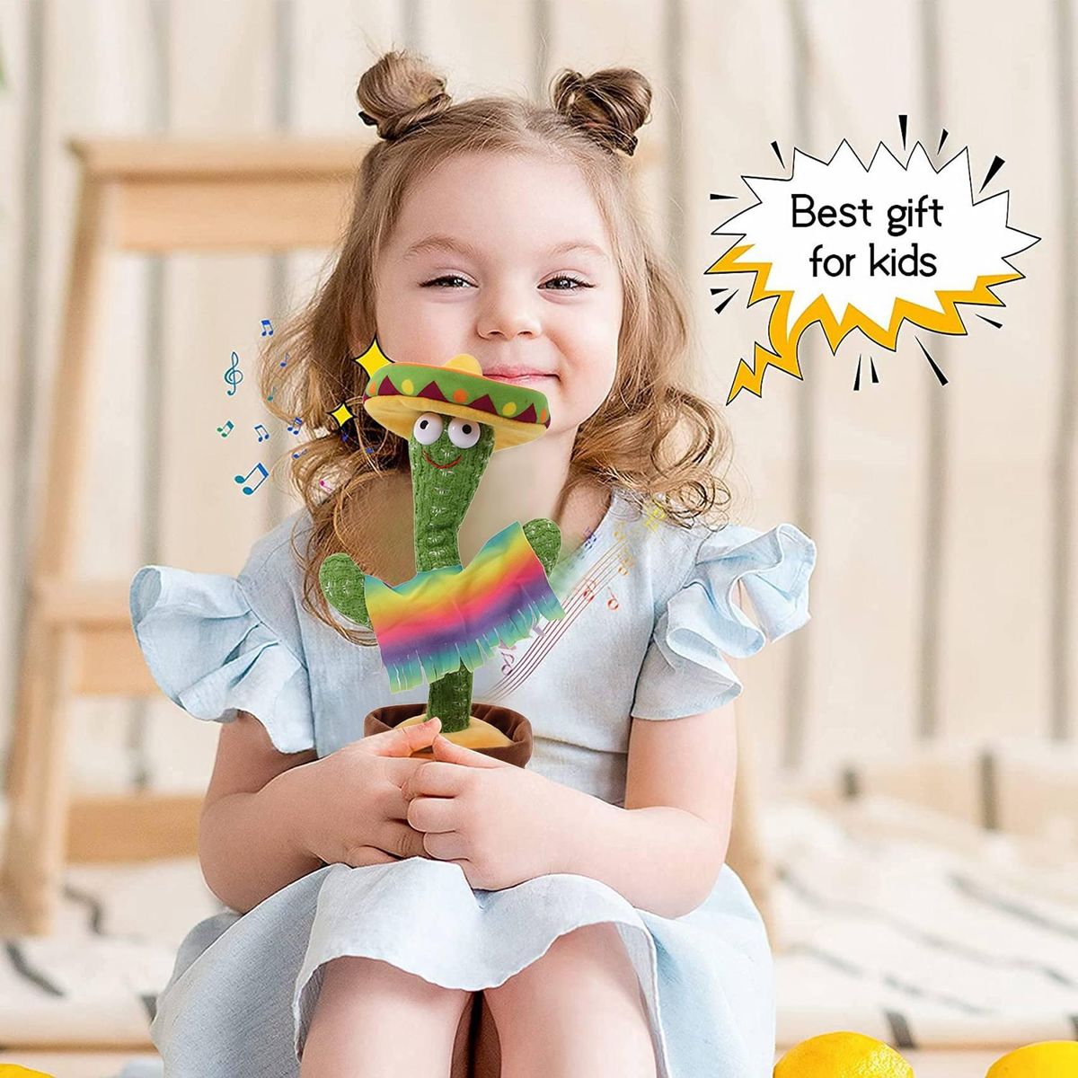 Lovely Talking Toy Dancing Cactus Doll Speak Talk Sound