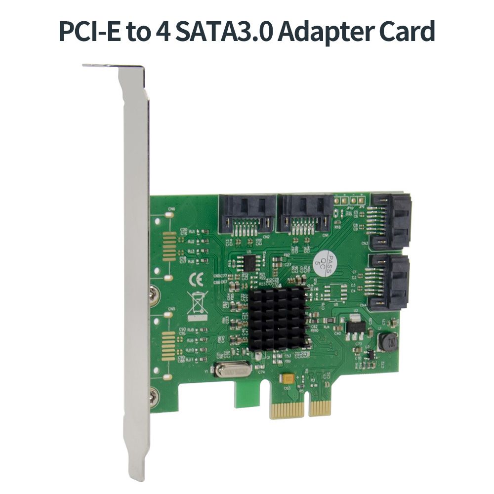 PCI-E To 4 SATA3.0 Adapter Card PCI-E To SATA3.0 Expansion