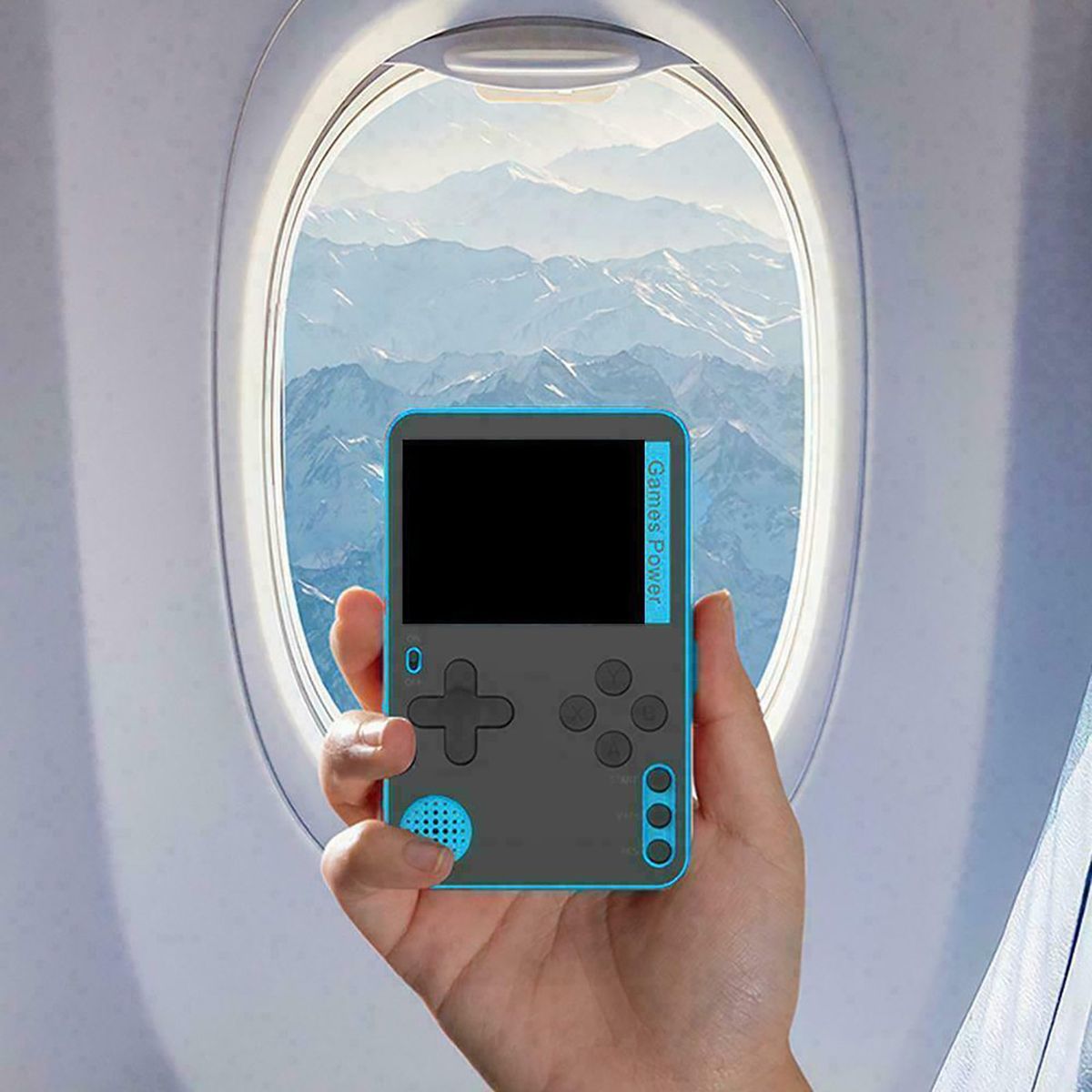 Game Console Handheld Mini ABS Classical Video Game-Blue