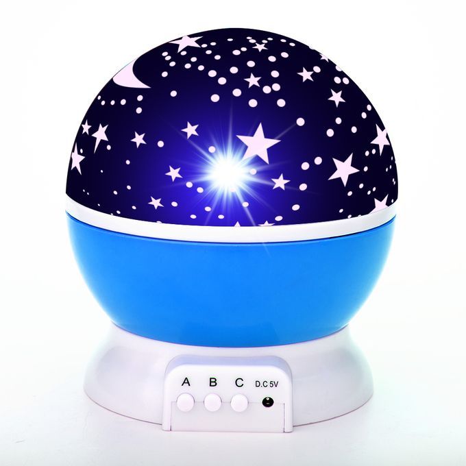 Night Lights Romantic Rotating Spinning Night Light Projector Sky Star Moon Master USB Lamp LED Projection Kids