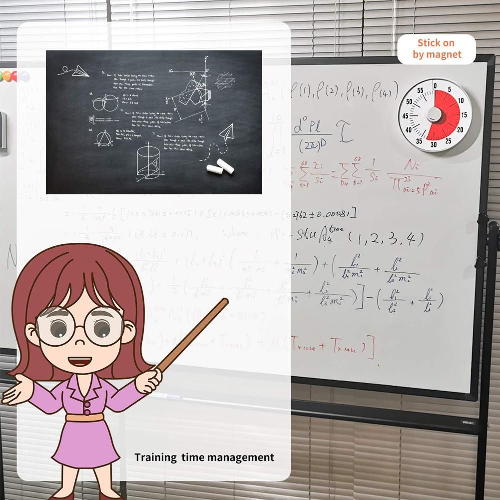 Visual Timer Magnet Medium 60 Minute Timer Stands Countdown