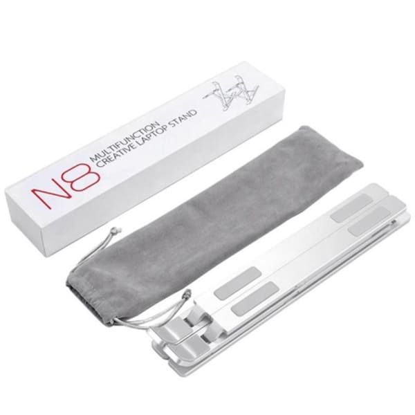 N8 Multifunction Foldable Laptop Stand Up To 17.3" Alloy Aluminum For Macbook,Tablets,Notebook Stand(Double Layer).