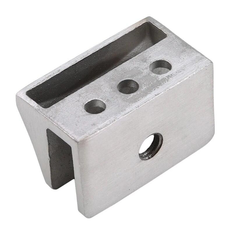 Stainless Steel Glass Clamp Glass Shelf Holder Glass Clamps Support Bracket Office Desk Glass Screen Folder Clip Home Supplies