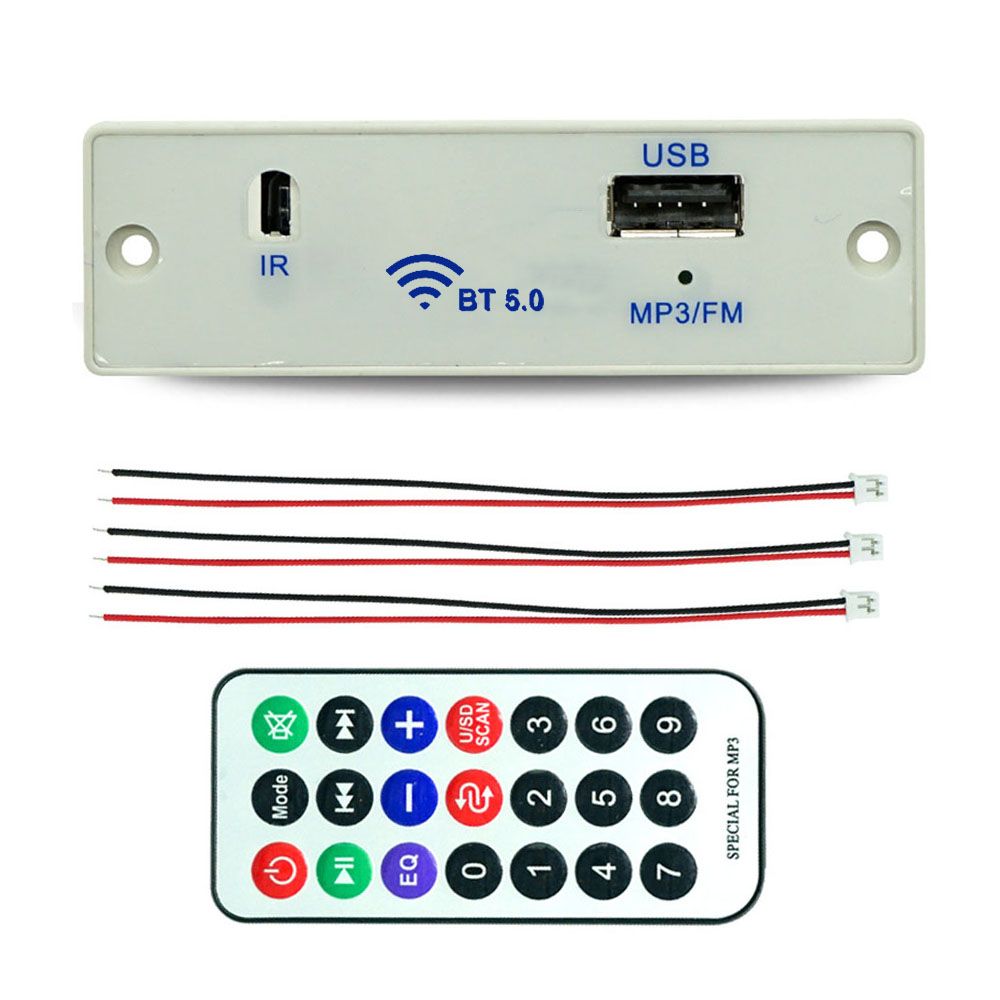 Audio Decoder Board USB Support Wireless MP3 Decoder Board With Remote Control