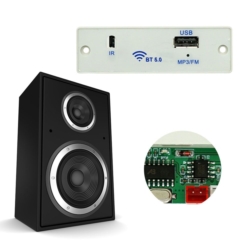Audio Decoder Board USB Support Wireless MP3 Decoder Board With Remote Control