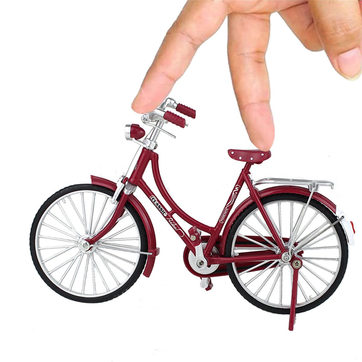 Finger Bike Classical Mini Bike Toy For Kids Adults Decorative Shelf Decor Mini Bike For Bedroom Living Room Bathroom