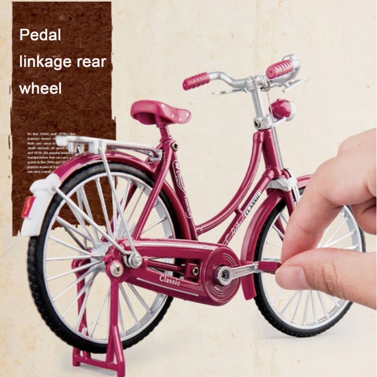 Finger Bike Classical Mini Bike Toy For Kids Adults Decorative Shelf Decor Mini Bike For Bedroom Living Room Bathroom