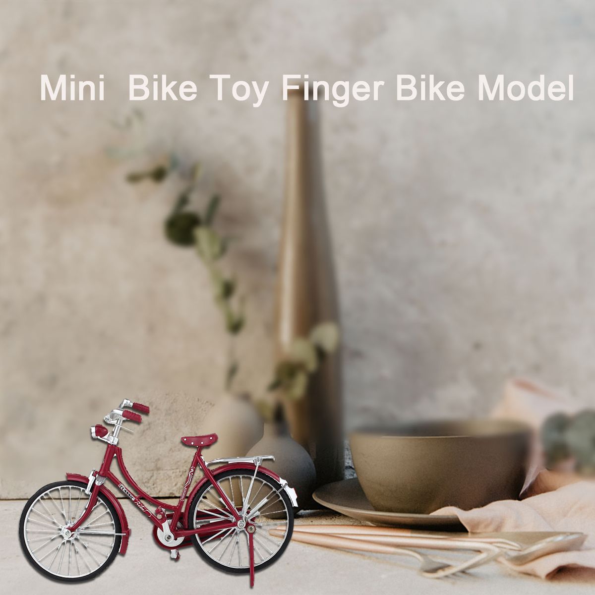 Finger Bike Classical Mini Bike Toy For Kids Adults Decorative Shelf Decor Mini Bike For Bedroom Living Room Bathroom