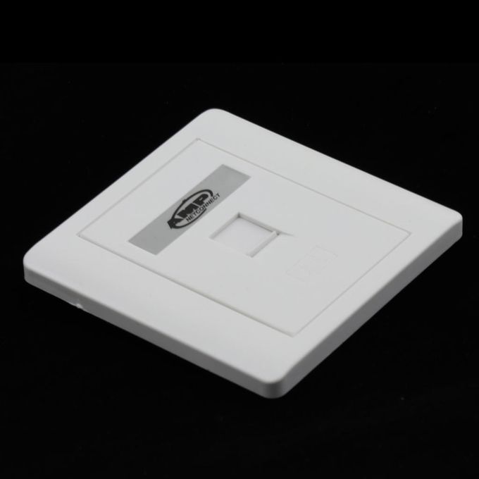 1 Port Wall Outlet Face Plate 1 Way /RJ11 Network Ethernet   Keystone