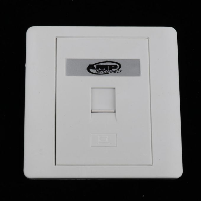1 Port Wall Outlet Face Plate 1 Way /RJ11 Network Ethernet   Keystone