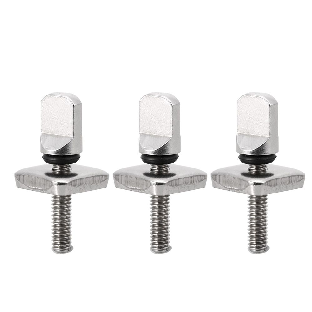 2PCS / 3PCS Tool-free Stainless Steel Longboard Fin Screws