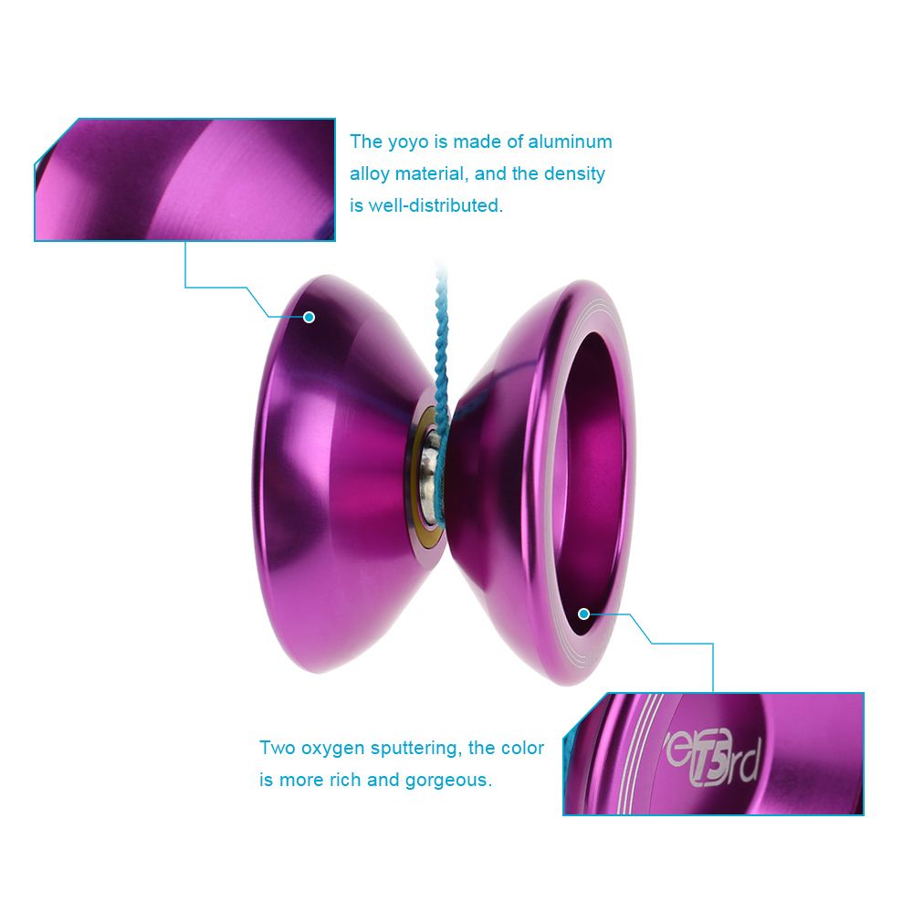 Professional Magic Yoyo T5 Overlord Aluminum Alloy Metal