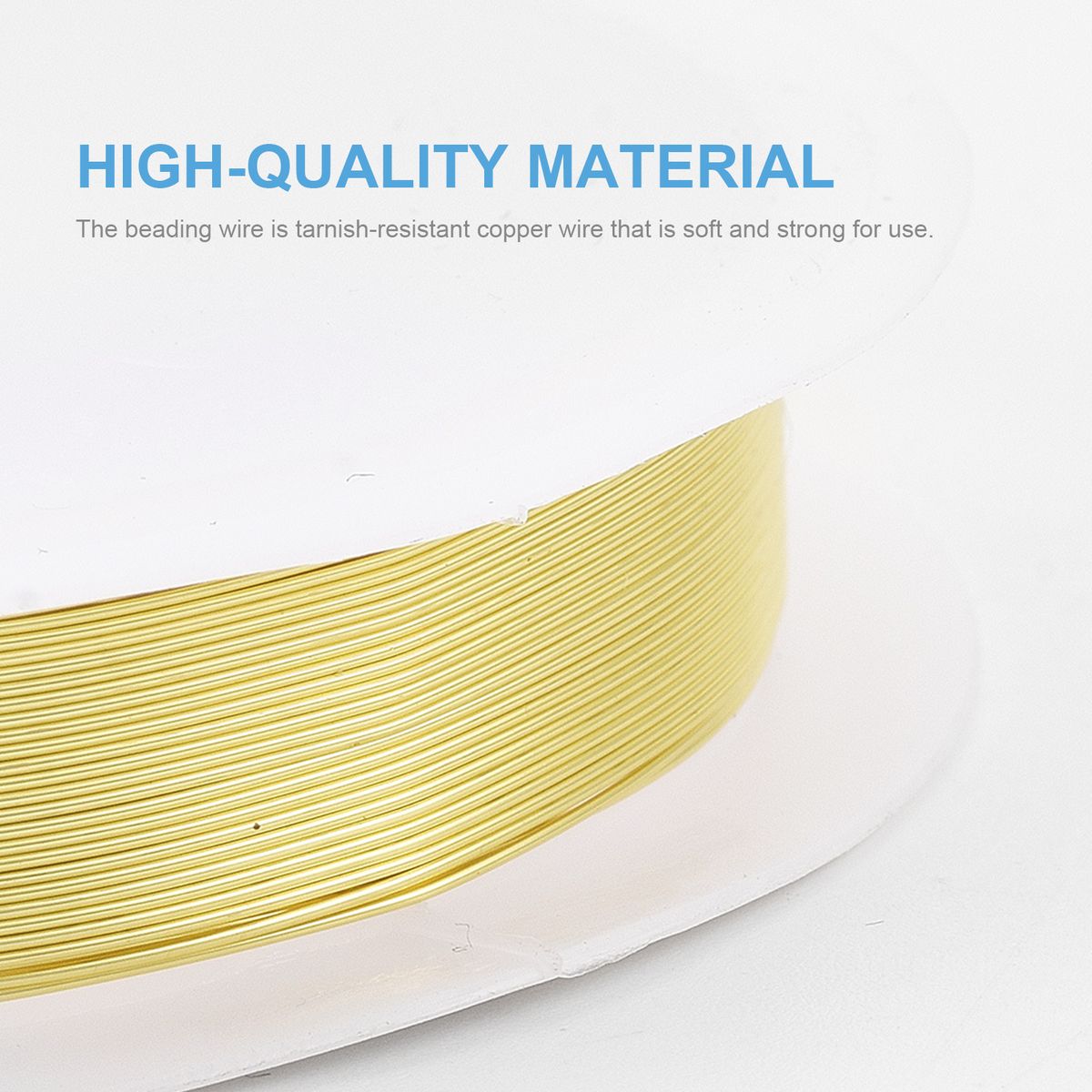 0.8mm Jewelry Beading Wire 8ft Strong Tarnish Resistant