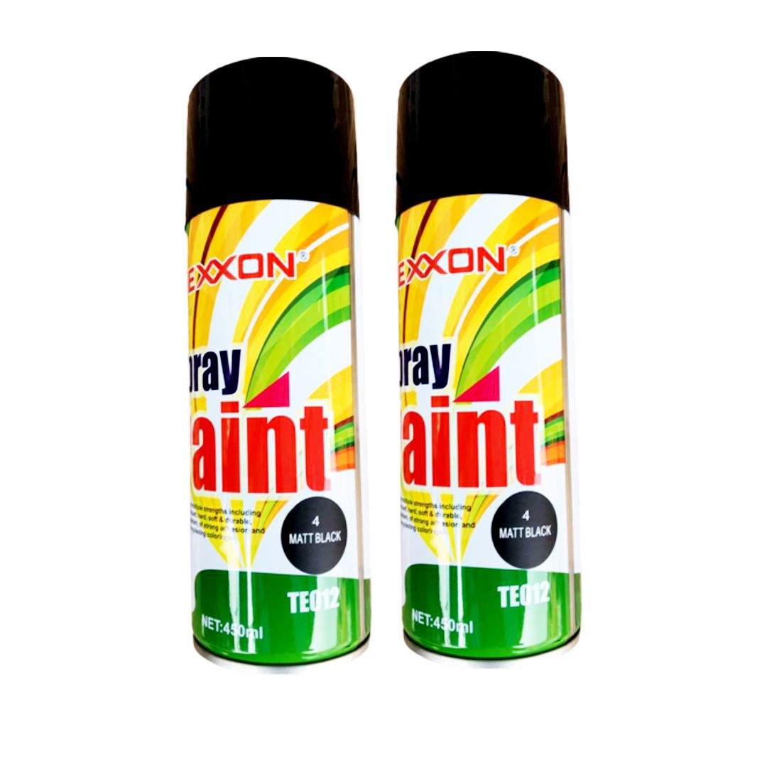 TEXXON Spray Paint(black 2pcs)