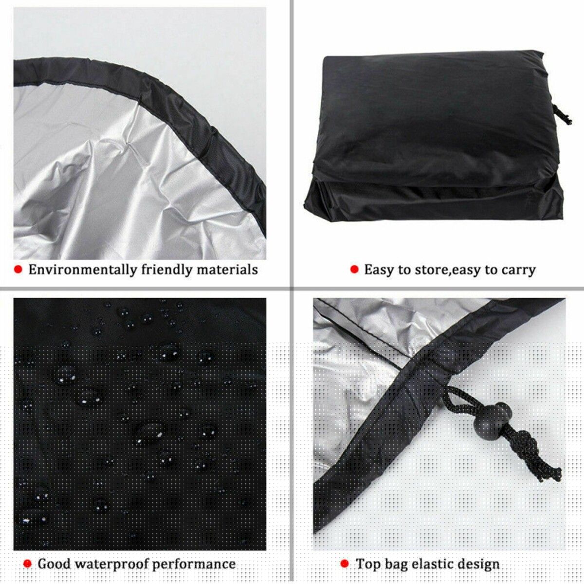 210D Patio Hanging Egg Swing Chair Cover Windproof Protector Outdoor Indoor