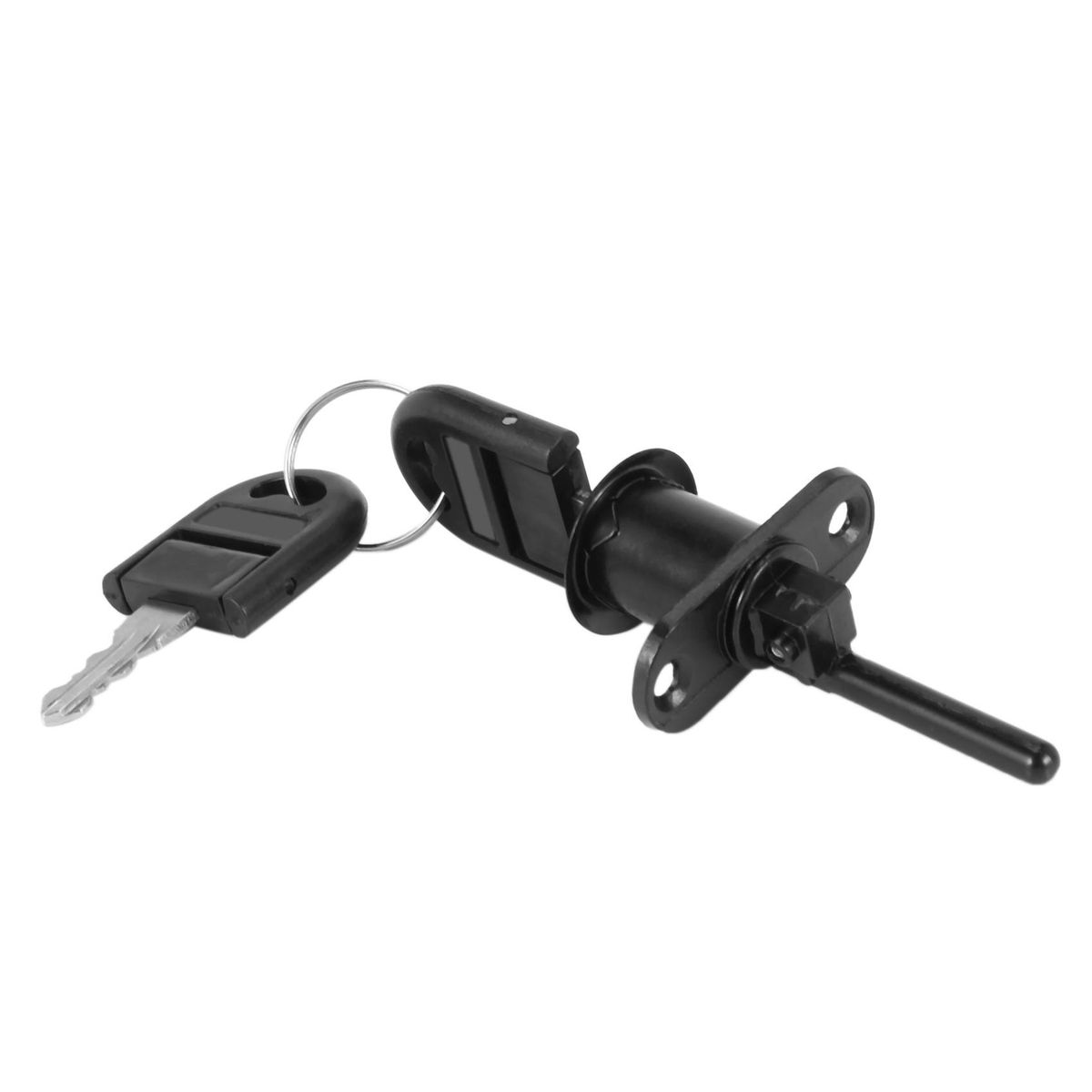 Zinc Alloy Computer Desk Cabinet Drawer Cupboard Locker Cam Lock with Keys Black