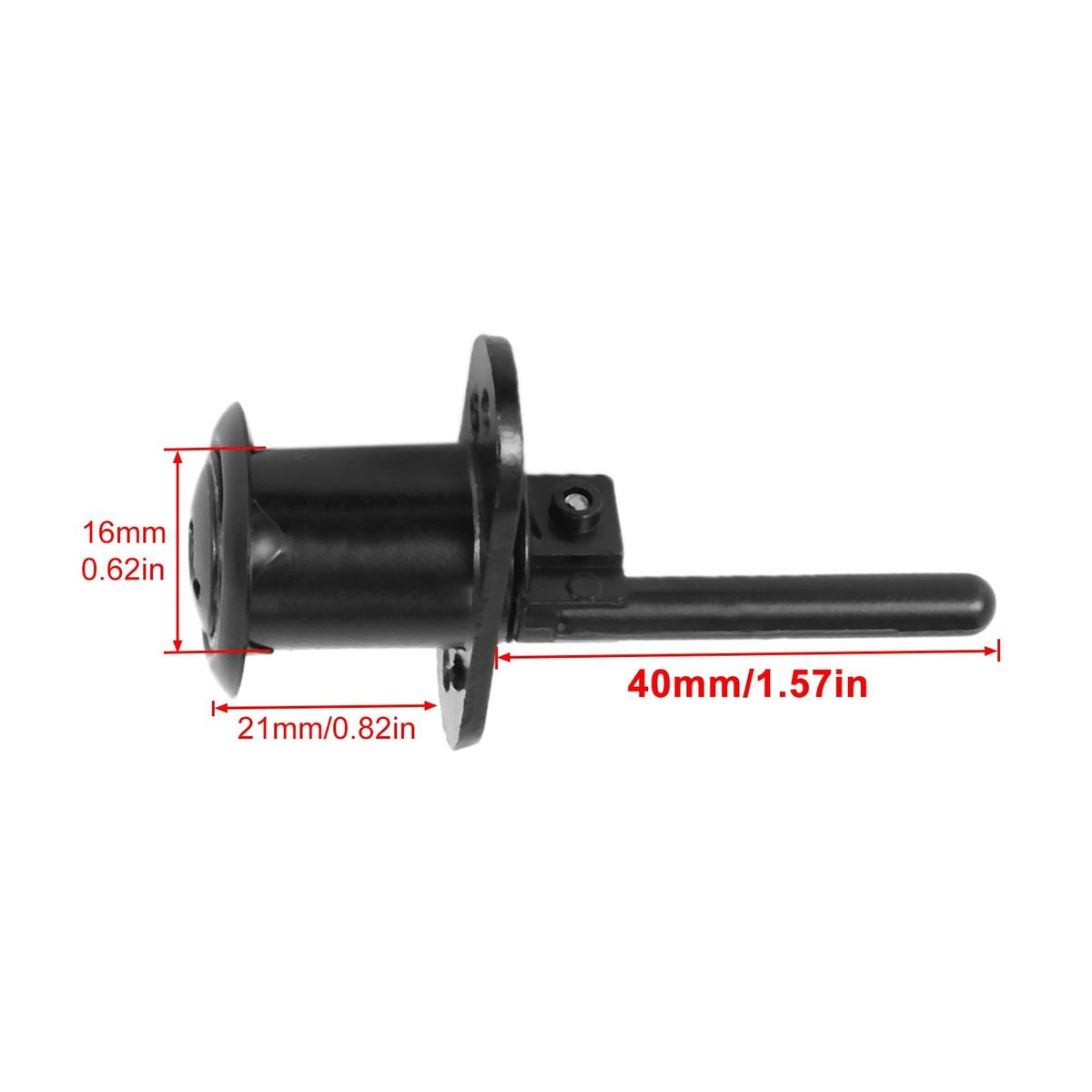 Zinc Alloy Computer Desk Cabinet Drawer Cupboard Locker Cam Lock with Keys Black