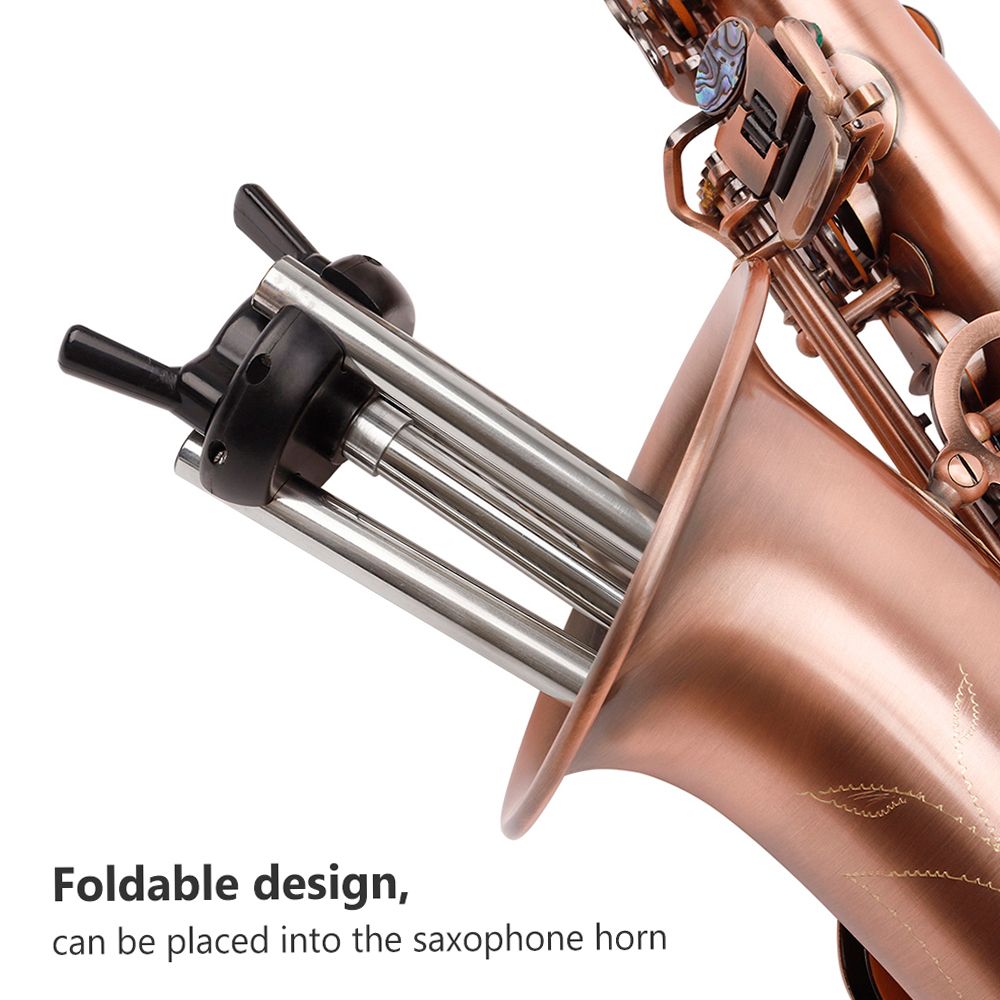 Foldable Saxophone Stand Portable Alto Sax Metal Floor Stand