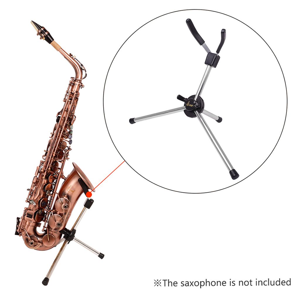 Foldable Saxophone Stand Portable Alto Sax Metal Floor Stand