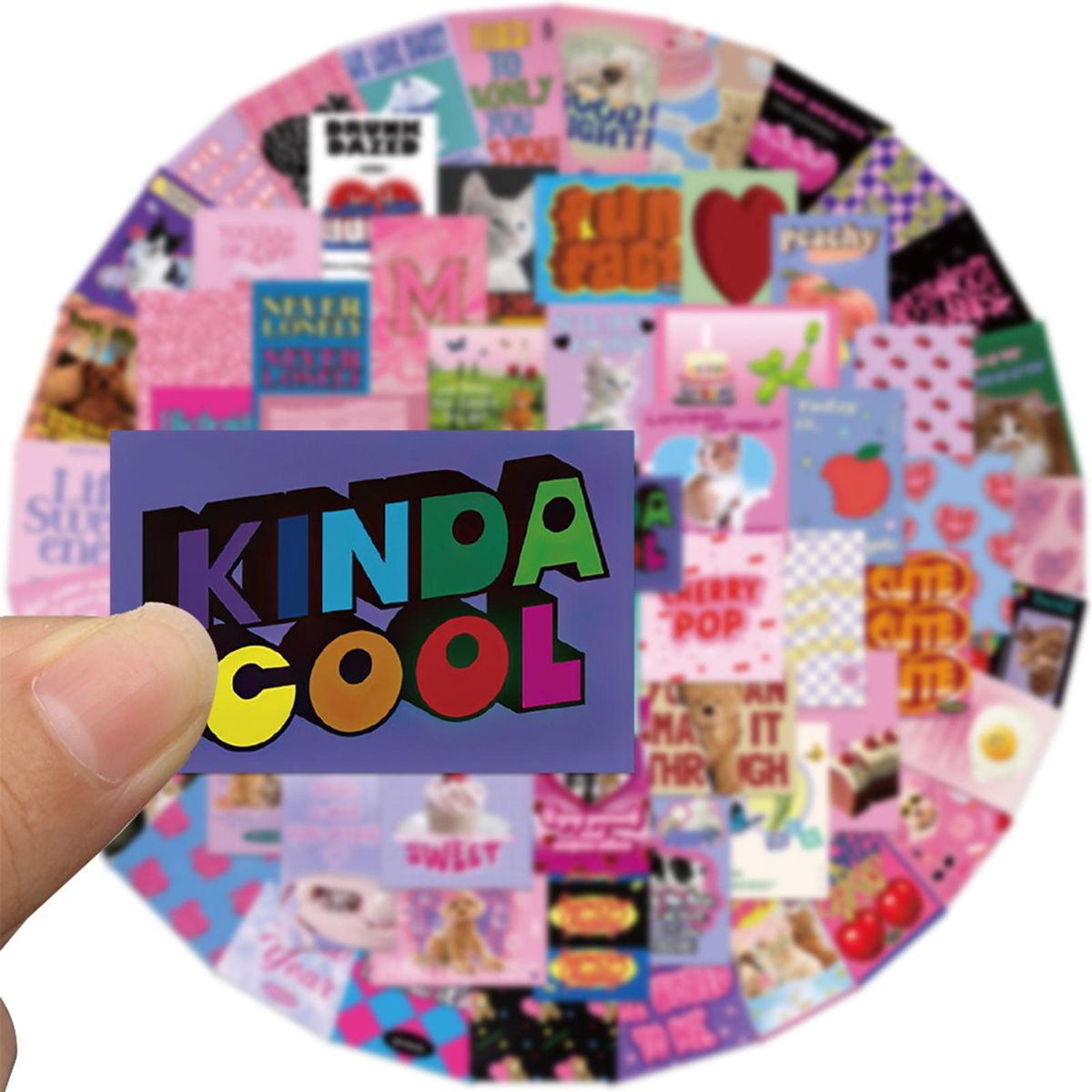 65 PcsSet Refrigerator Stickers Versatile Funny Animals Laptop Decals