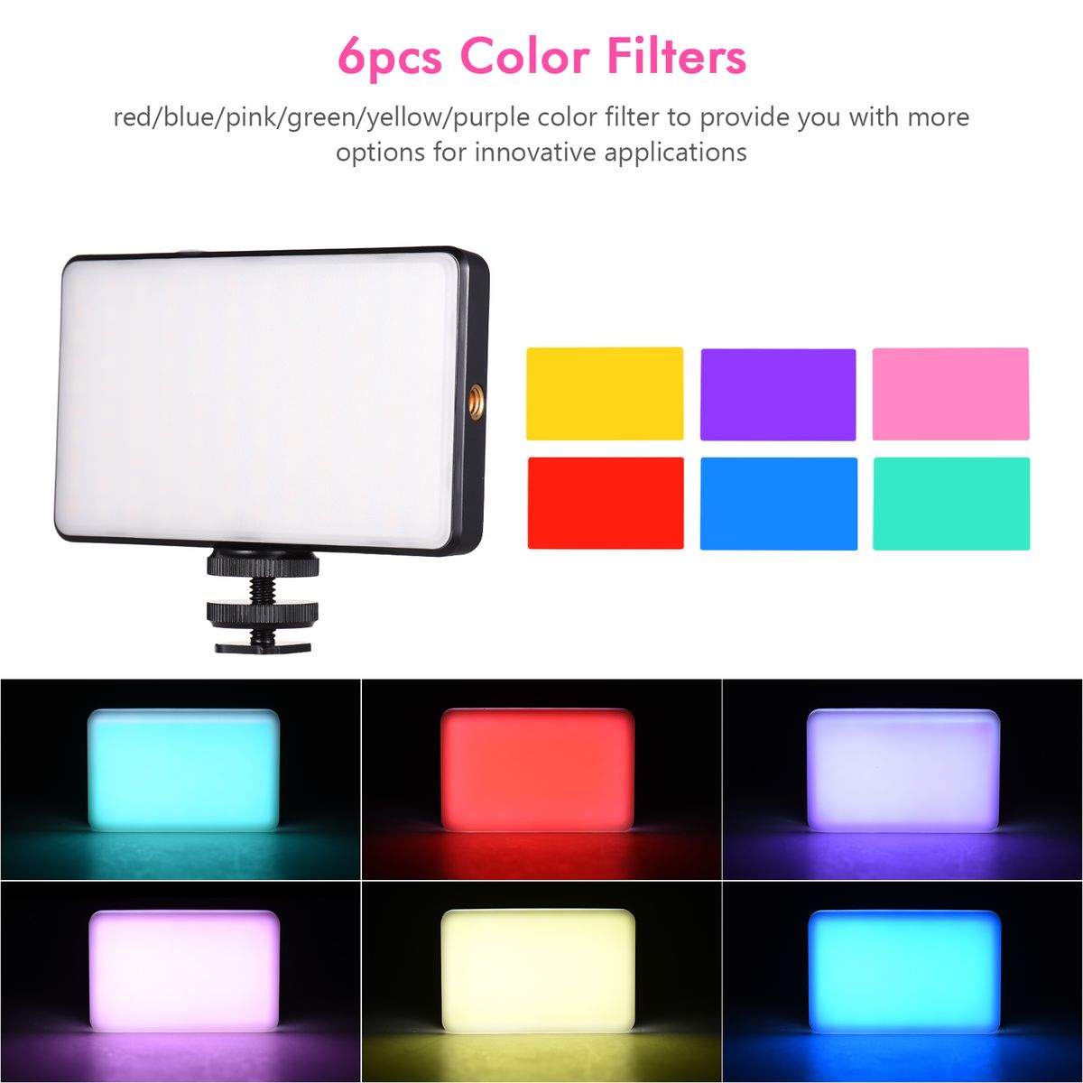 ST120 Pocket LED Video Light Rechargeable Fill Light