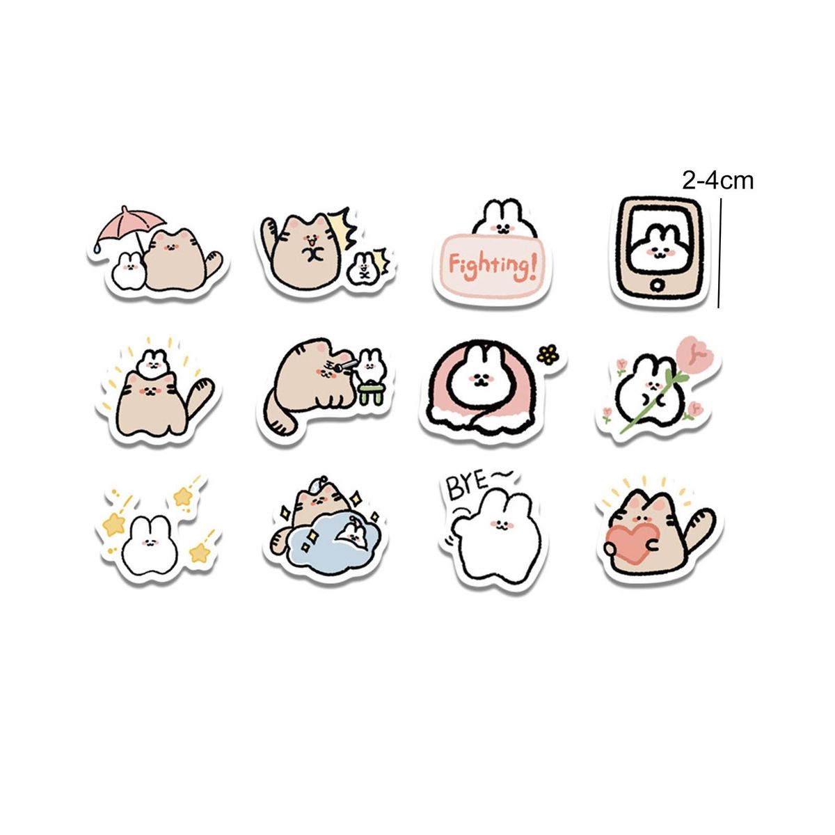 60Pcs Laptop Stickers DIY Phone Laptop Tablet Notebook Graffiti Stickers