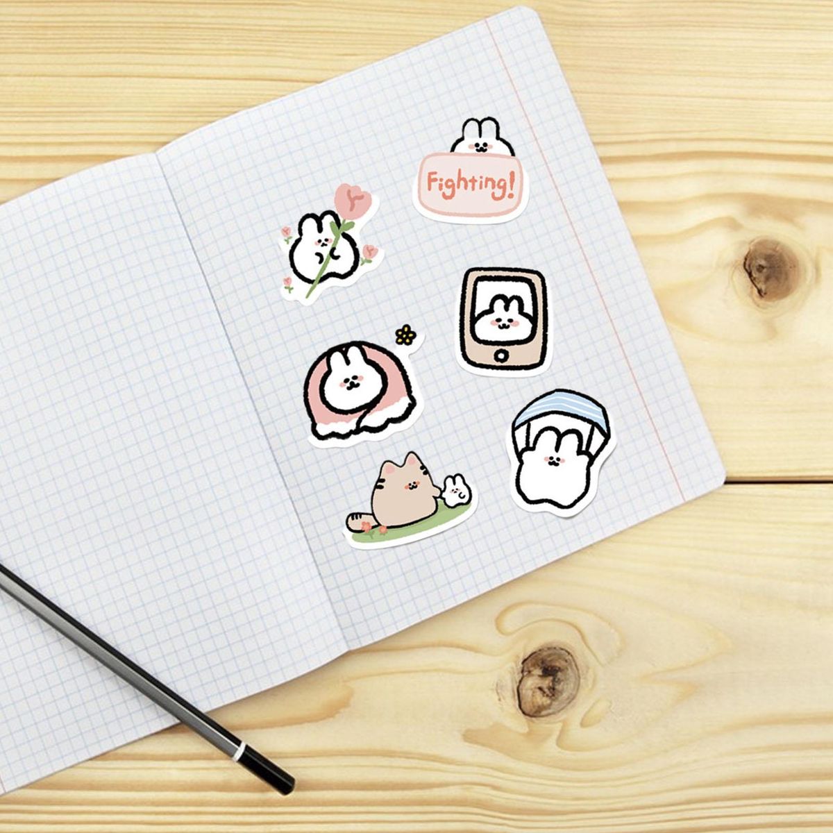 60Pcs Laptop Stickers DIY Phone Laptop Tablet Notebook Graffiti Stickers