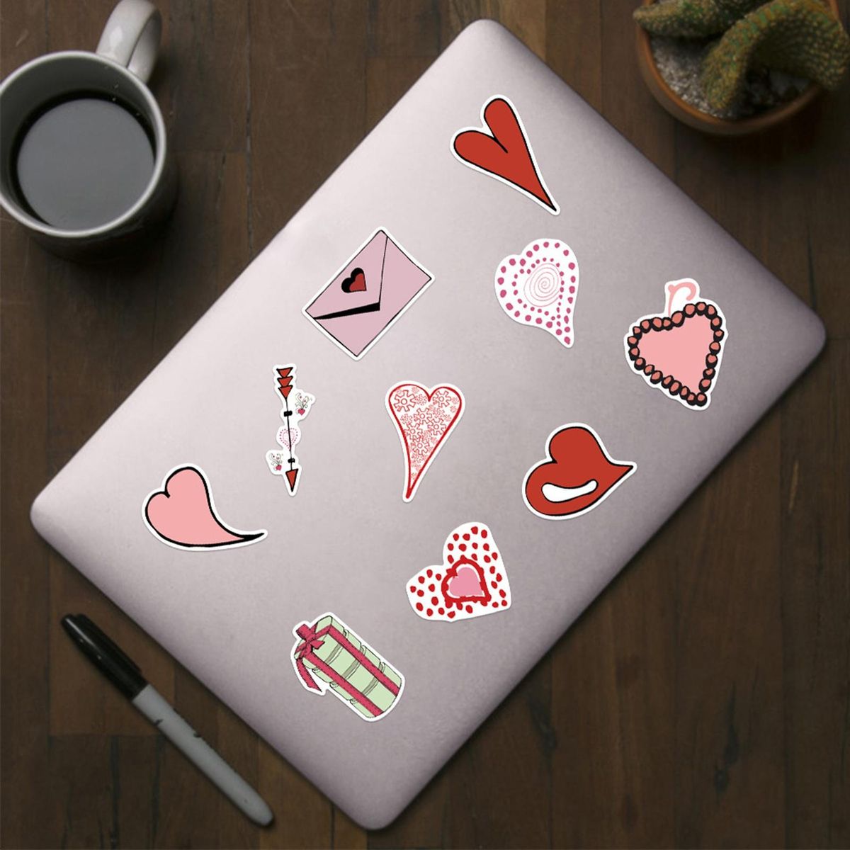 41PcsSet Laptop Stickers Children Hand Account Scrapbooking Stationery Stickers