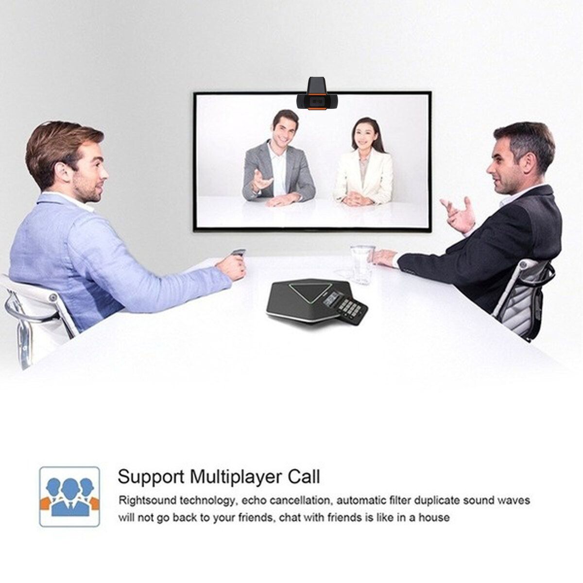 (Driverless) HD Fixed-Focus Webcam Video Recording USB Web Camera With Microphone For PC Laptop Desktop Netmeeting-Works Great With MSN, Yahoo And Skype 480P With External Microphone