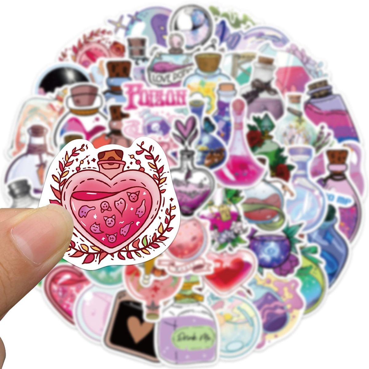 4050Pcs Laptop Stickers Phone Tablet Guitar Skateboard DIY Graffiti Sticker Purple