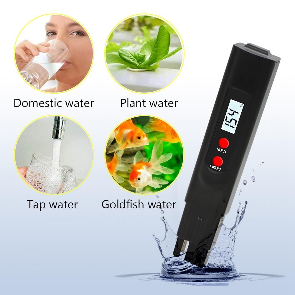 High Precision Water Hardness Instrument EC TDS Tester PH Meter Aquarium Pool Water Quality Purity Testing Pen
