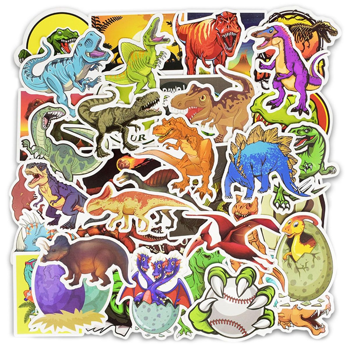 50Pcs Stationery Stickers DIY Phone Laptop Tablet Notebook Graffiti Stickers