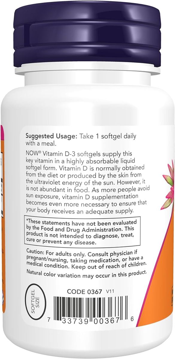 Vitamin D3 2000 IU -30 Softgels