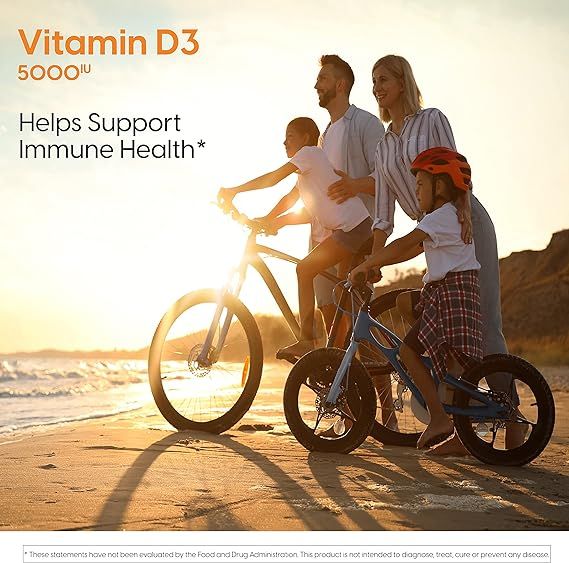 Vitamin D-3 125 Mcg (5,000 IU) - 180 Softgels