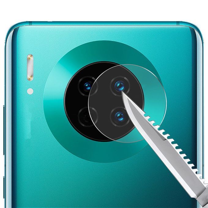 Rear  Amera  S 0.2mm 9H 2.15D  Urved Edge Tempered Gl   S For Huawei Mate 30 / Mate 30 Pro-transparent