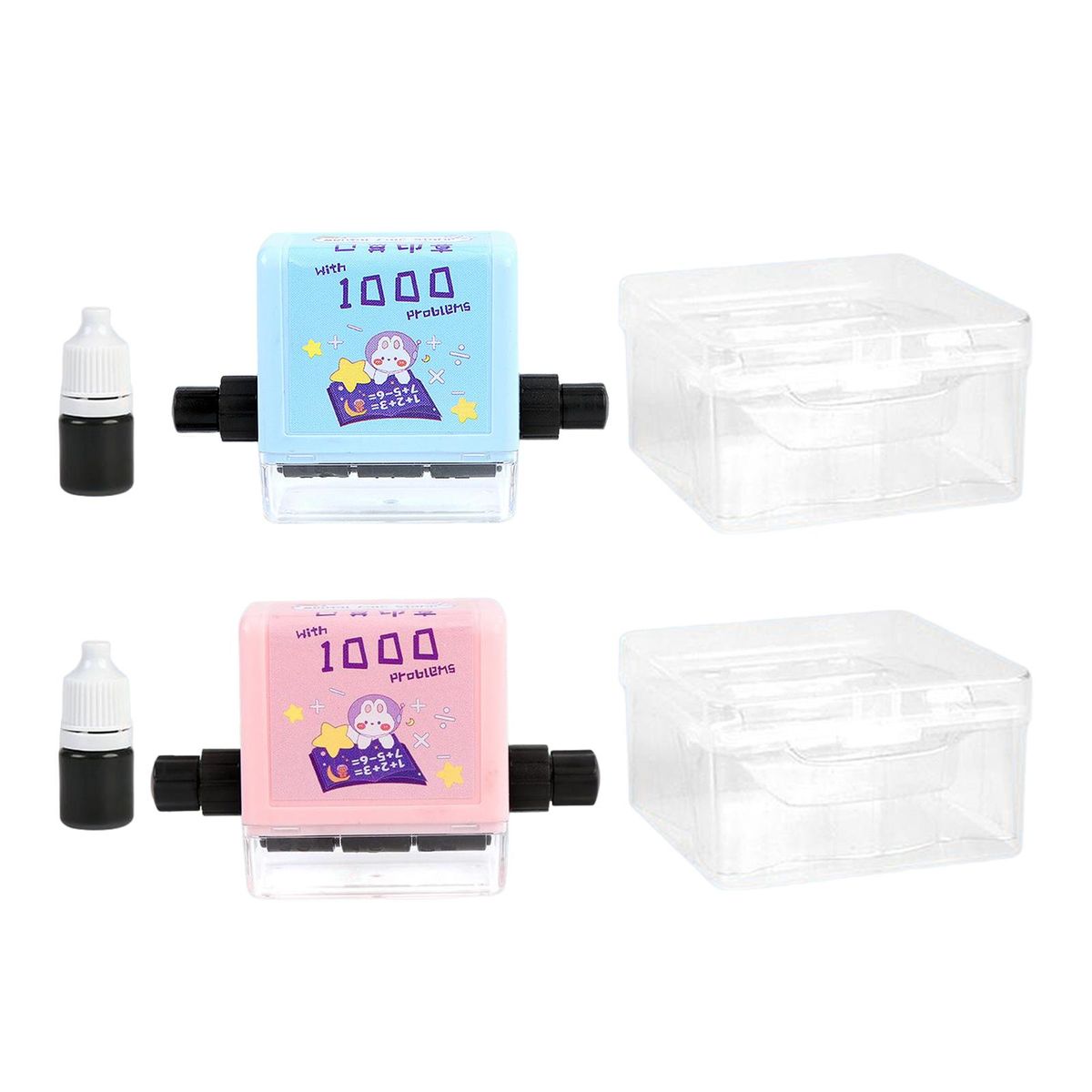 Math Roller Stamp Preschool Kids Learning Toy Roller