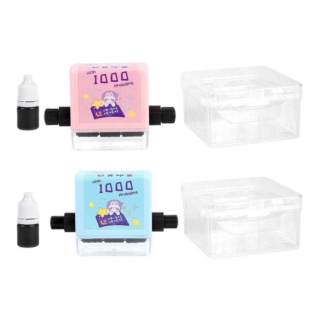 Math Roller Stamp Preschool Kids Learning Toy Roller