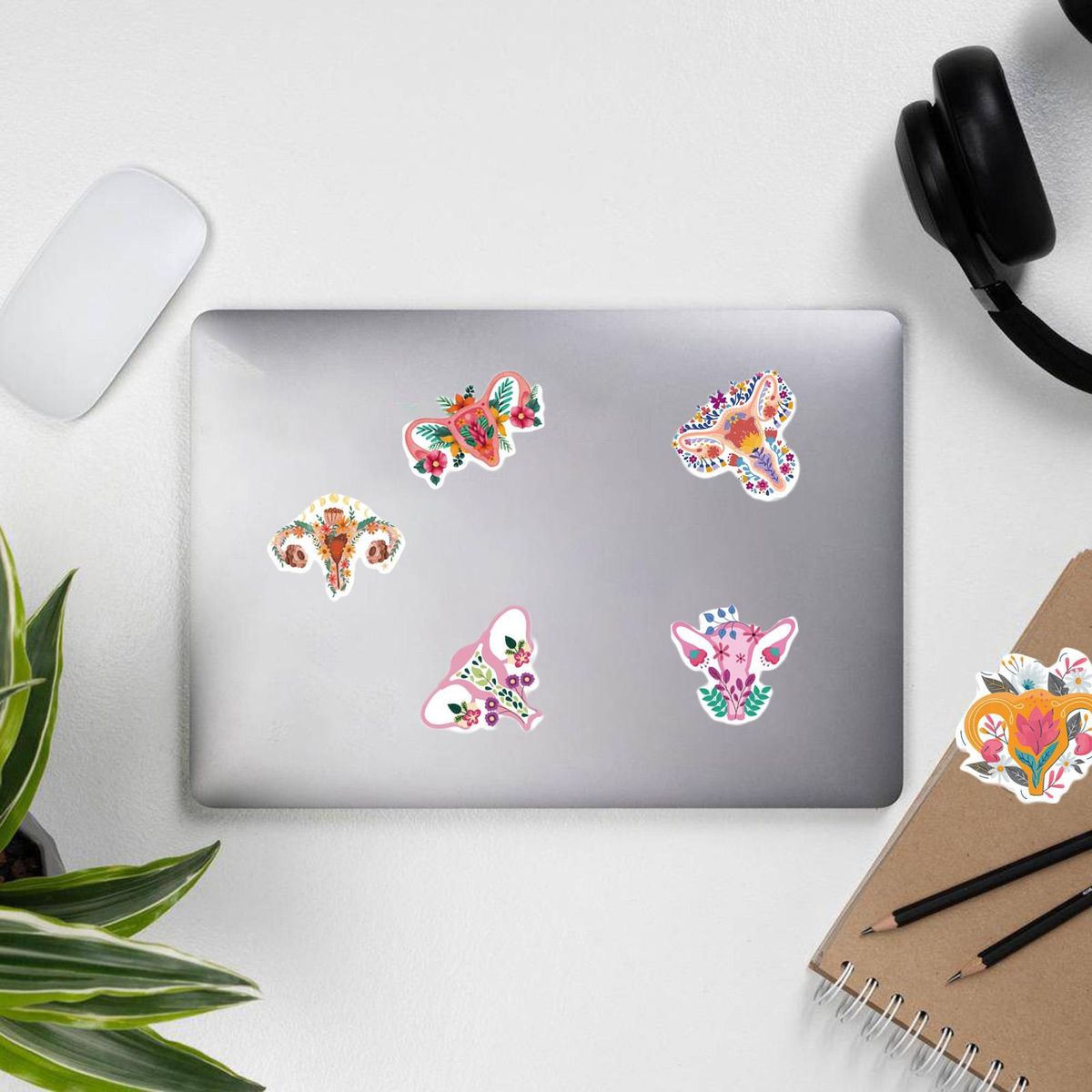 50PcsSet Laptop Stickers Hand Account Journal Note Cartoon Stickers
