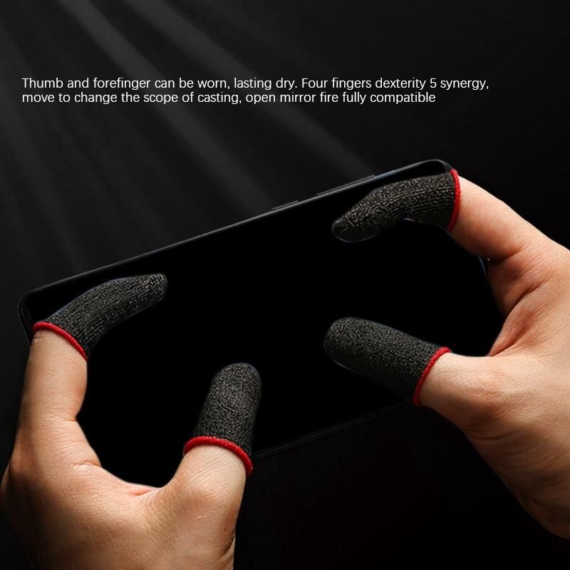 20Pcs Finger Sweat Proof Gaming Sleeves Waterproof Gaming