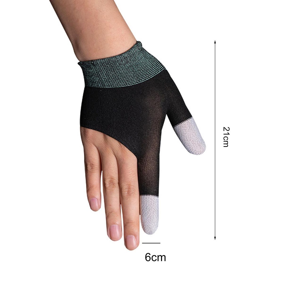 1 Pair Gaming Grip Sweaty Hands Gaming Black